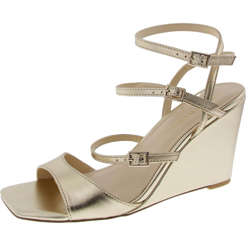Andie Adjustable Leather Wedge Sandals