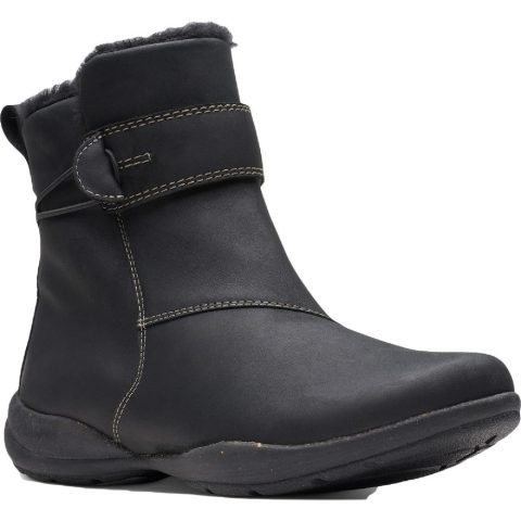 Roseville Leather Faux Fur Lined Waterproof Ankle Boot