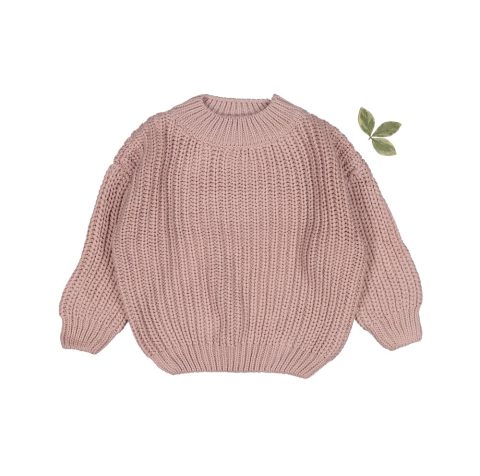 The Chunky Knit Sweater – Mauve