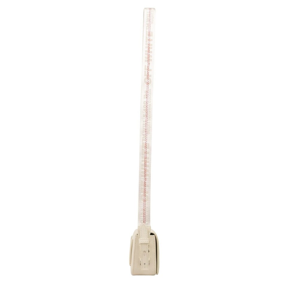 White Diagonal Baby Flap Bag