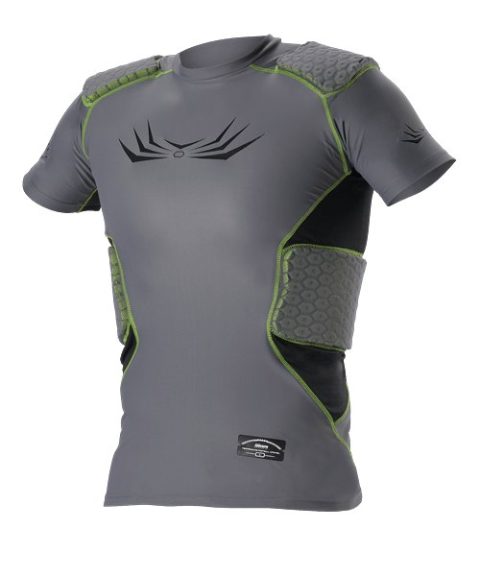 Alleson Men’s Upper Body Integrated Protector Football Padded Shirt