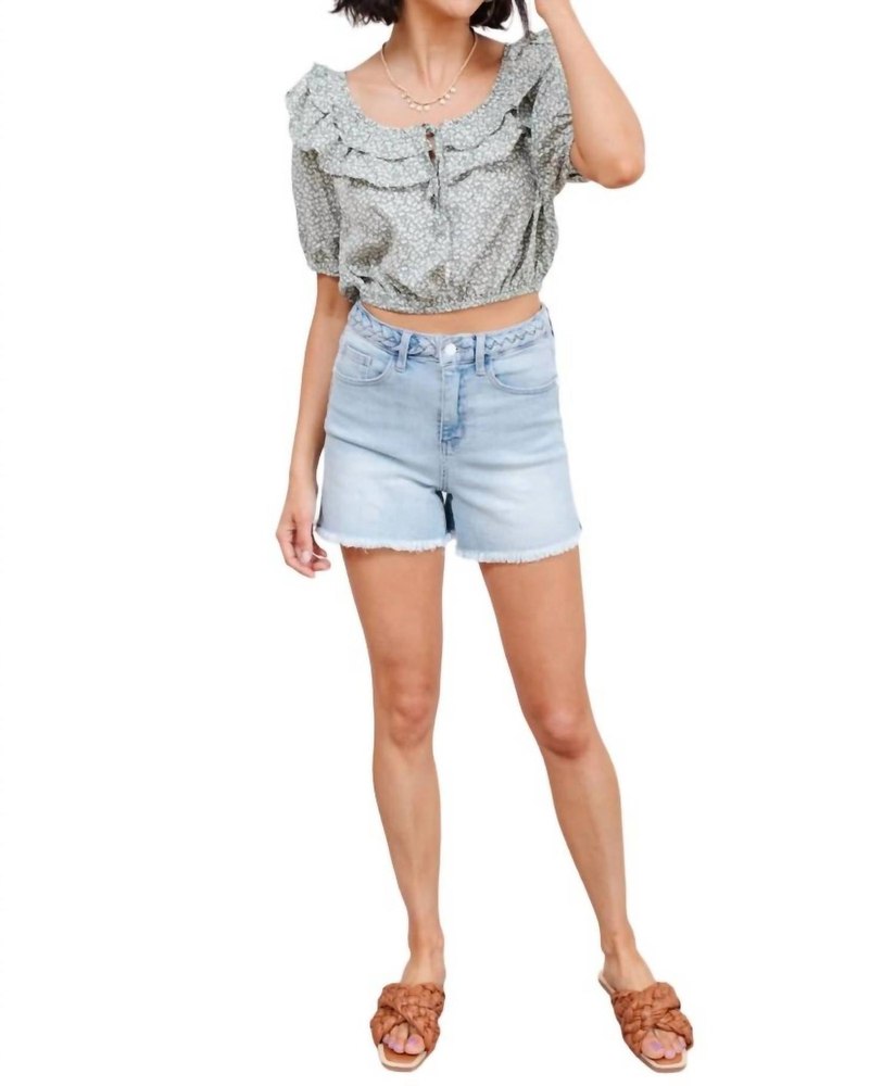 Golden Hour Top In Sage 7732462649404