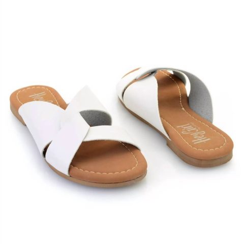 Women’s Simply Chic Scuba Sandals In White