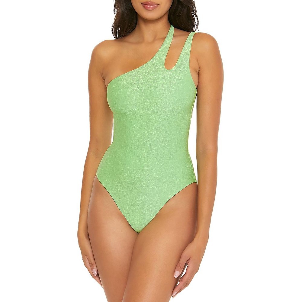 Shimmer Metallic One-Piece Swimsuit