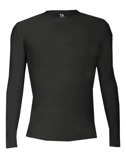 Badger 2605 Youth Pro-Compression Long-Sleeve Crew Shirt