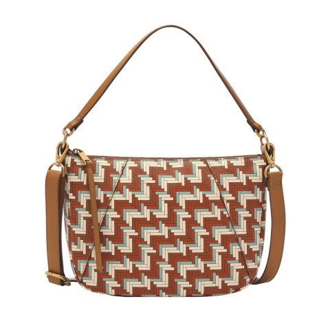Fossil Women’s Skylar Printed Polyurethane Crossbody 7285711667260