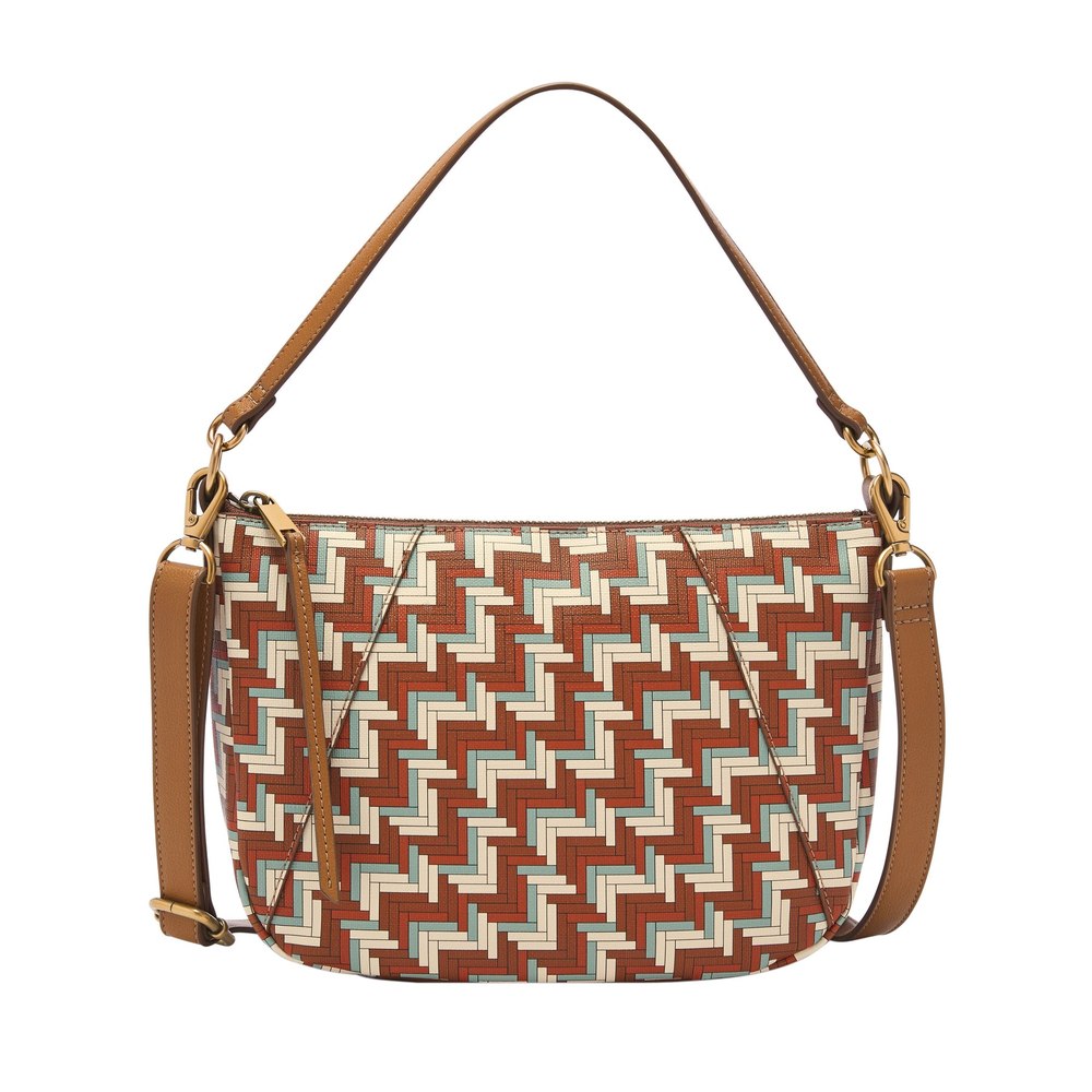 Fossil Women’s Skylar Printed Polyurethane Crossbody 7285711667260