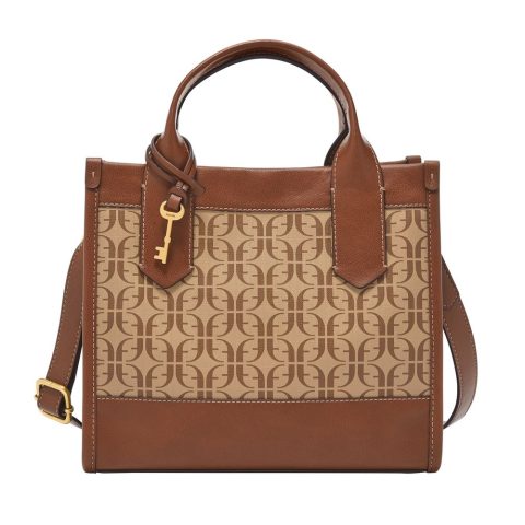 Fossil Women’s Kyler Printed Polyurethane Satchel