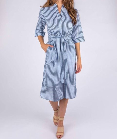 The Every Dress In Ikat Navy