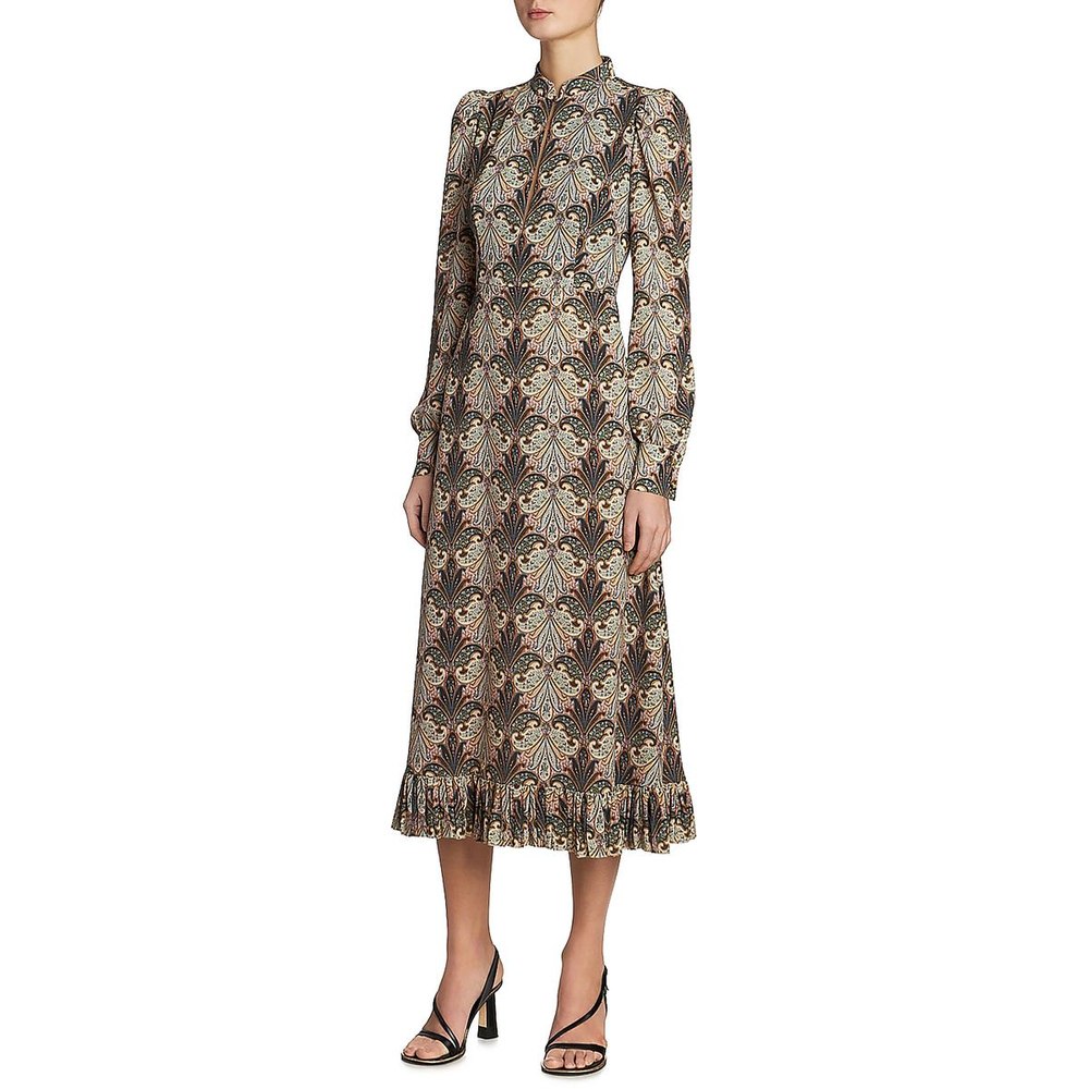 Floral Print Midi Dress