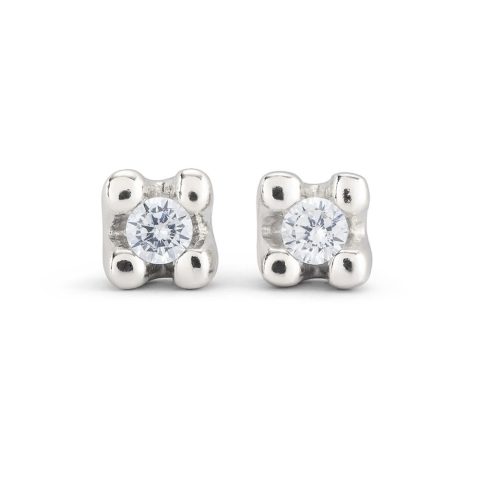 Women’s Cosmos Stud Earrings In Silver
