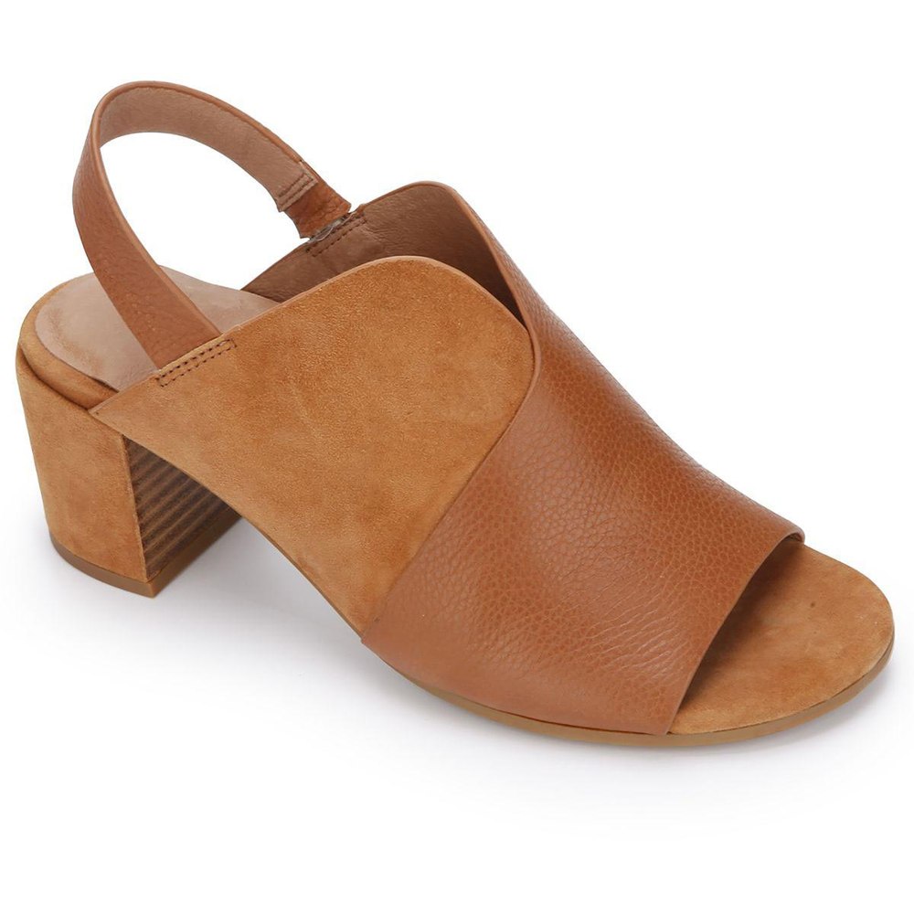 Charlene Hooded Leather Heel Sandals