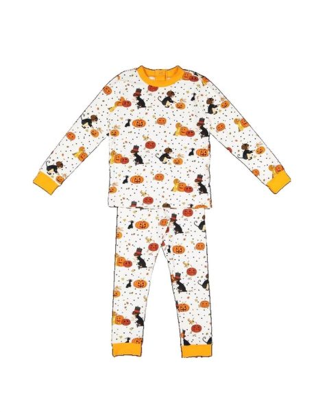 Kid’s Halloween Pajama Set In Multi