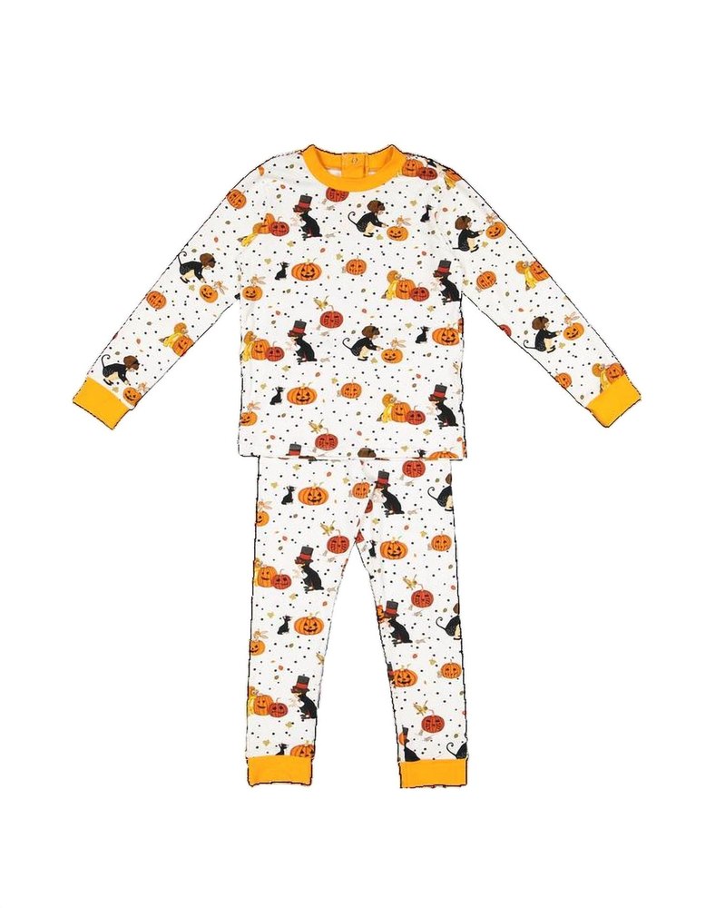 Kid’s Halloween Pajama Set In Multi