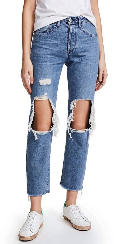 Women’s W3 Higher Ground Bf Crop Jeans In Blue