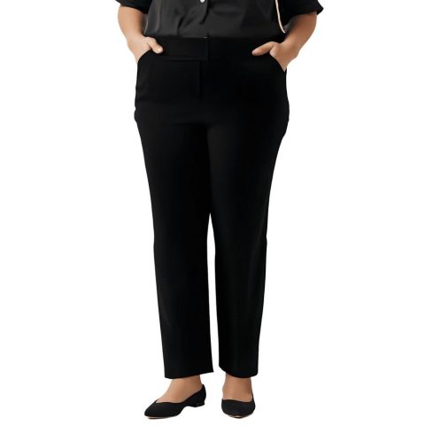 Plus Pocket Straight Leg Pants