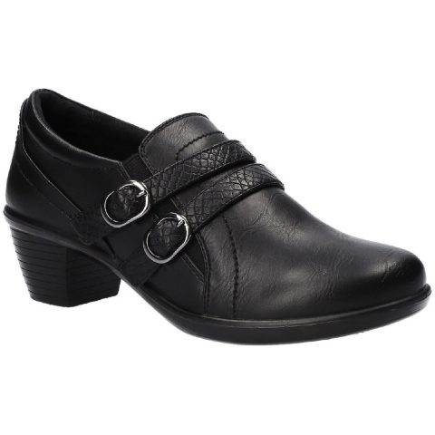 Stroll Faux Leather Zipper Mules