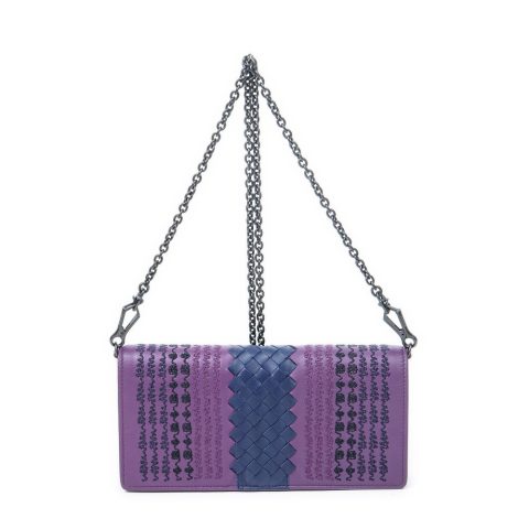 Embroidered Continental Wallet On Chain