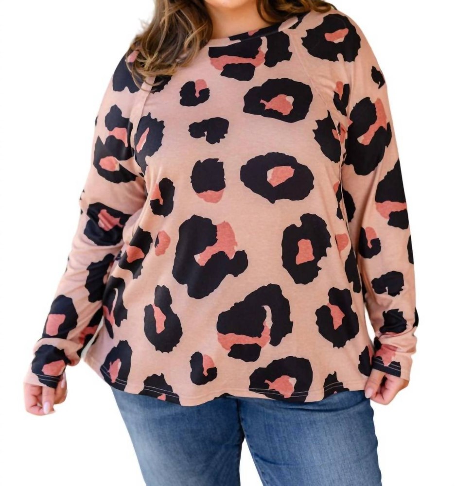 Meant To Be Dolman Top In Animal Print 7732481392700