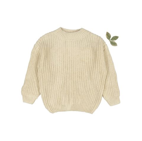 The Chunky Knit Sweater – Bone