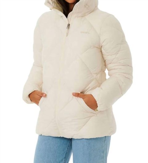 Shorebreak Puffer Jacket In Off White 7732482572348