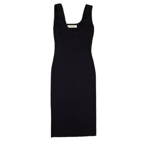 Navy Blue Knit Tank Dress