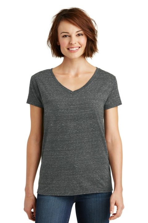 District Women’s Cosmic V-Neck Tee. DM465