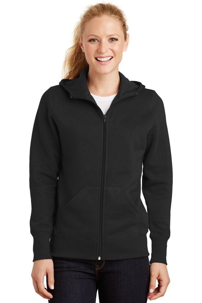 Sport-Tek Women’s Full-Zip Hooded Fleece Jacket