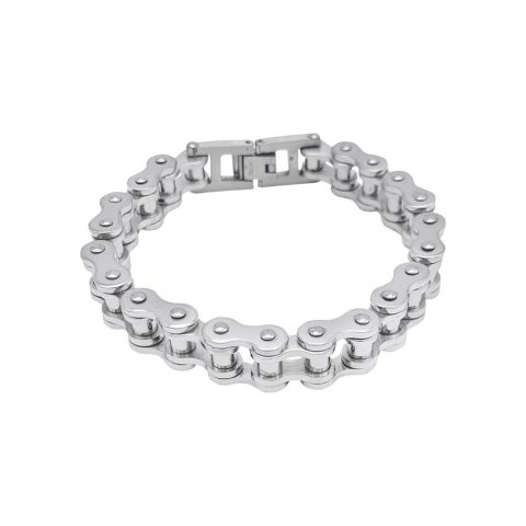 Tarnish Resistant Silver Plated Interlock Bracelet