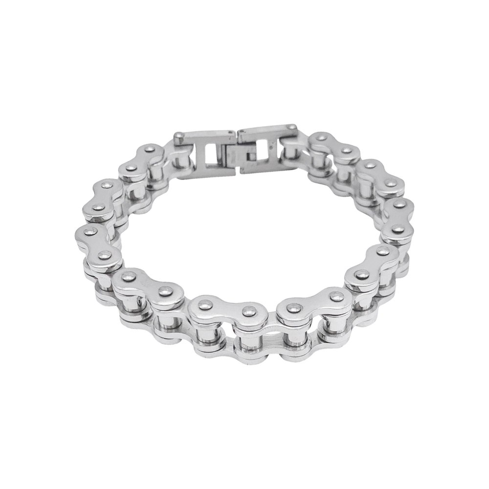Tarnish Resistant Silver Plated Interlock Bracelet