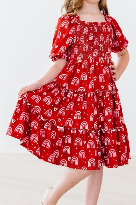 Cloud 9 Smocked Ruffle Dress