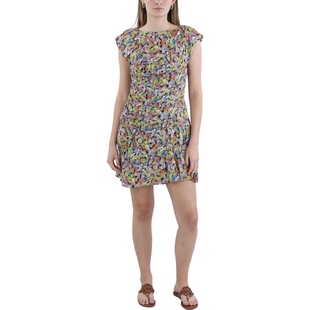 Leyna Ruched Mini Dress