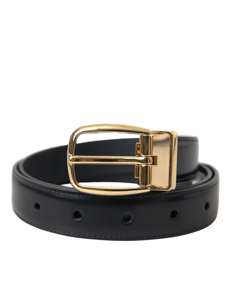 Dolce & Gabbana Calf Leather Metal Buckle Women’s Belt 7732497088572