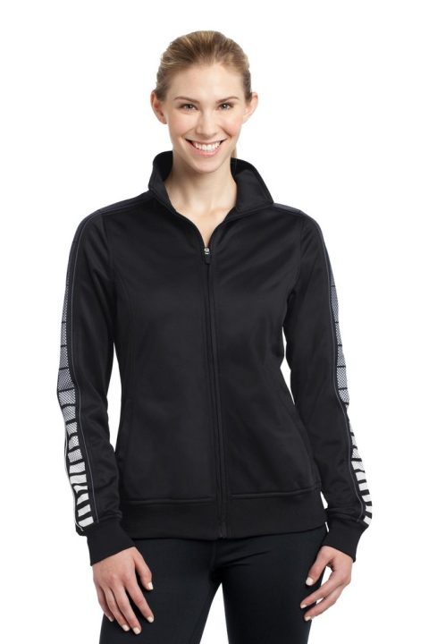 Sport-Tek Women’s Dot Sublimation Tricot Track Jacket LST93