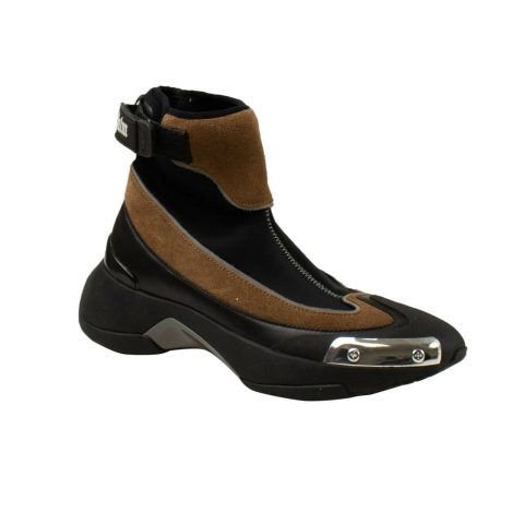 Brown And Black ‘Recovery’ High Top Sneakers