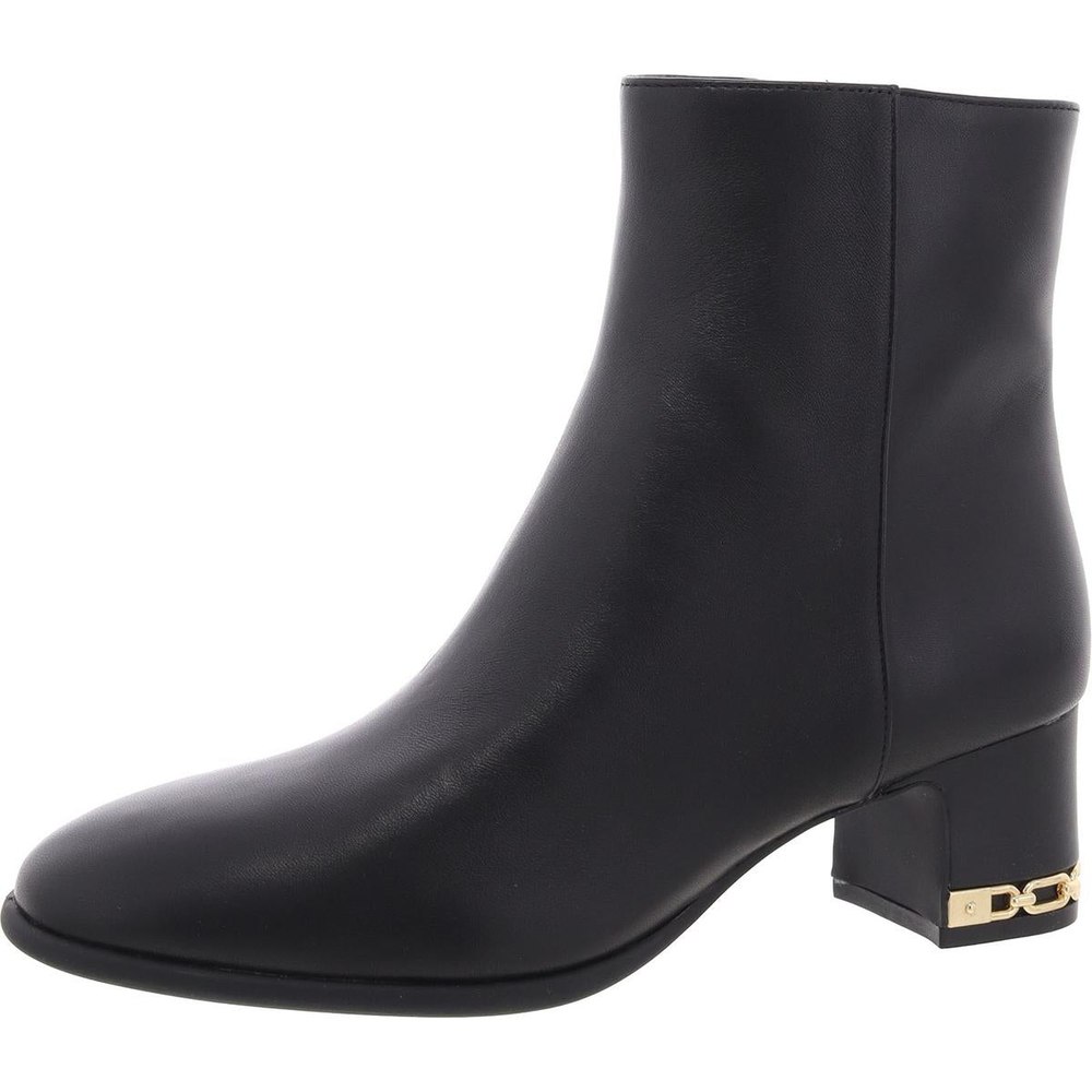 June Flex Mid Leather Ankle Booties