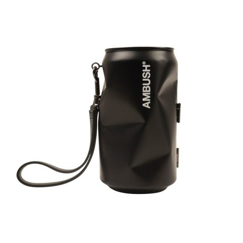 Black Can Strap Clutch