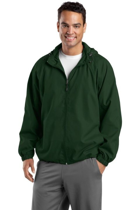 Sport-Tek Men’s Tall Hooded Raglan Jacket