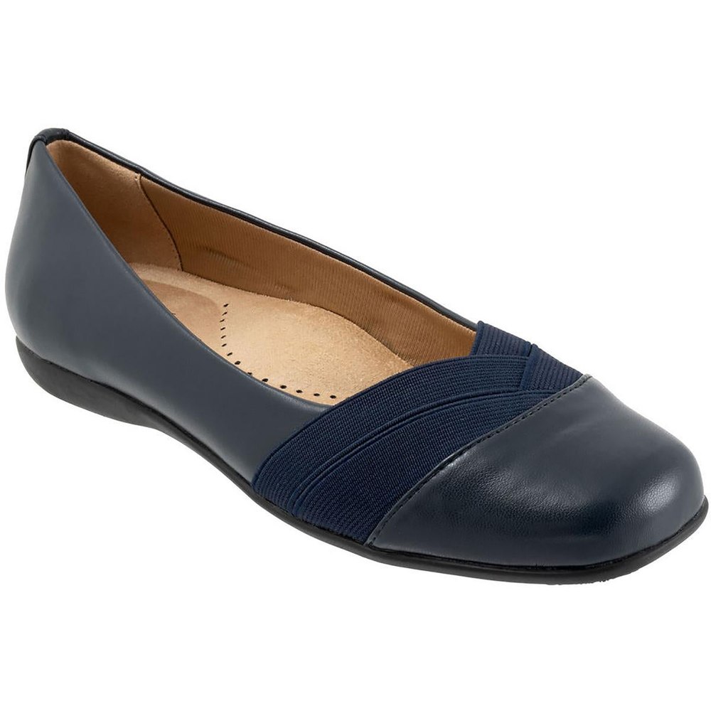 Stella Faux Leather Slip-On Ballet Flats