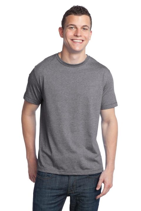 District – Young Mens Tri-Blend Crewneck Tee. DT142