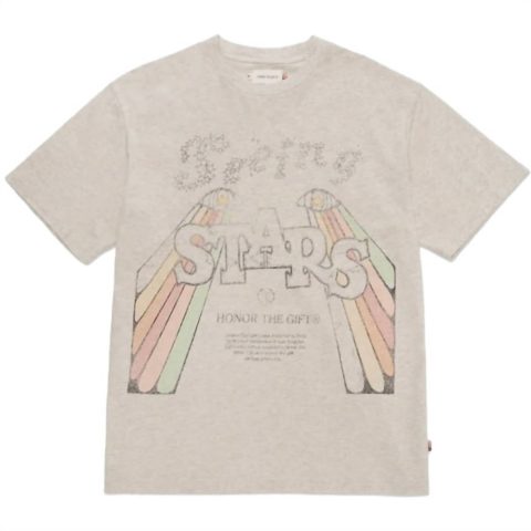 Men’s Seeing Stars T Shirt In Oatmeal 7732502298684