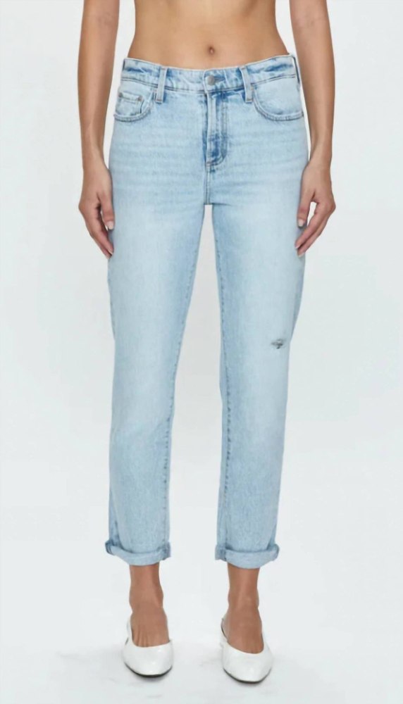 Riley Mid Rise Relaxed Girlfriend Jeans In Saint Vincent 7732508655676