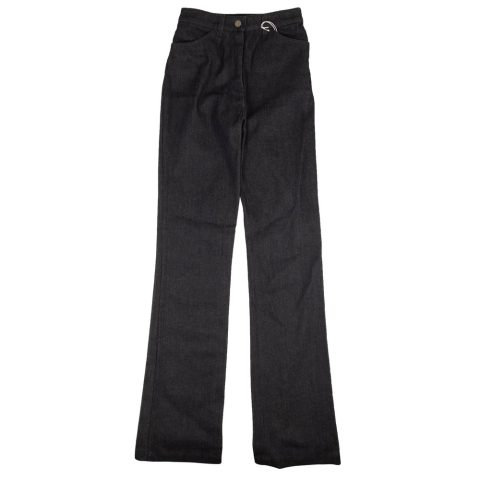 Black Cotton Denim Jeans