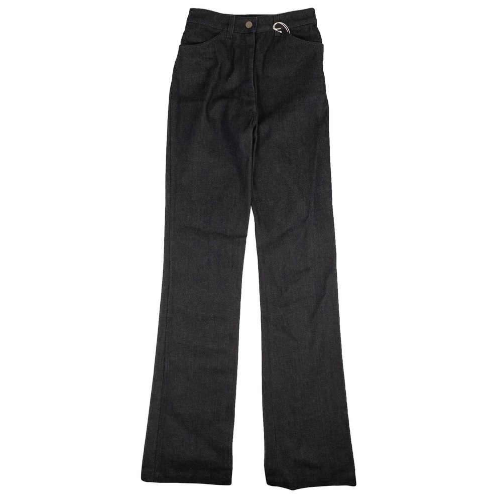 Black Cotton Denim Jeans