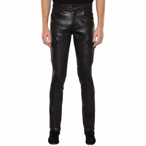 Preston Cargo Jean In Coated Noir 7732511834172