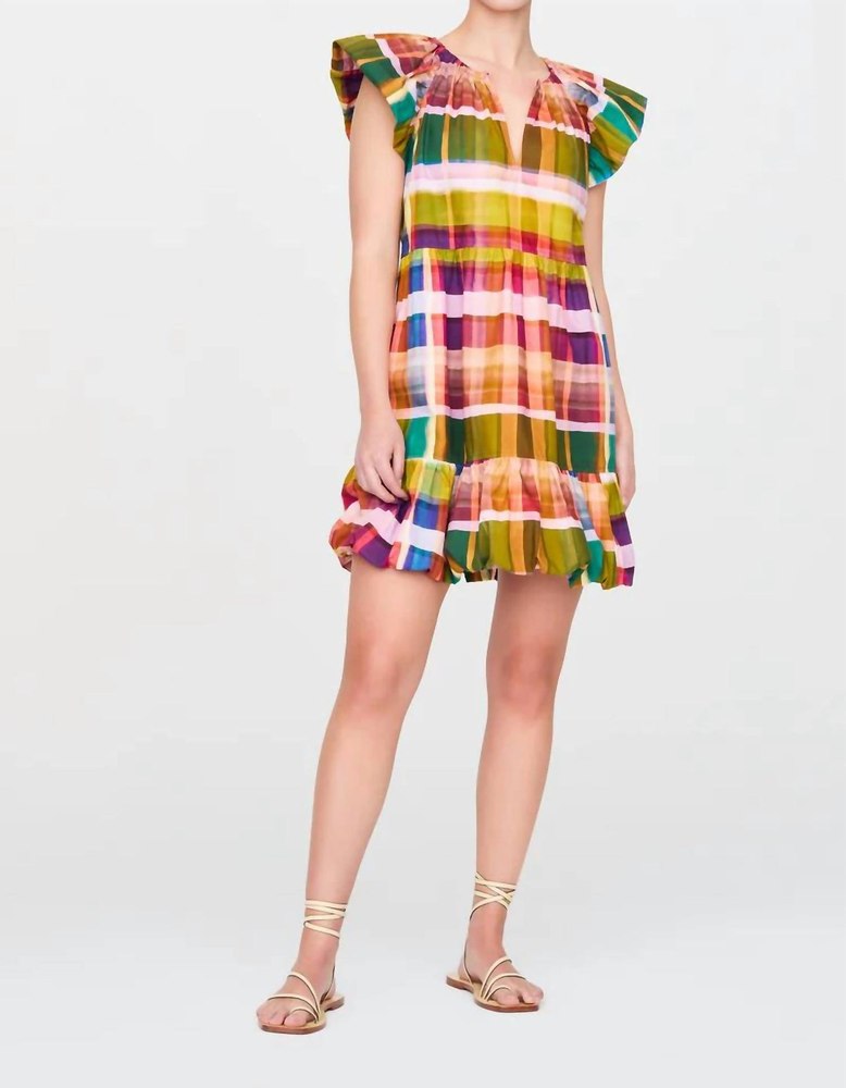 Clover Dress In Madras 7732513112124