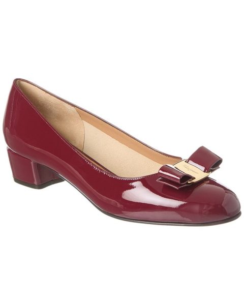 Ferragamo Vara 1 Patent Pump