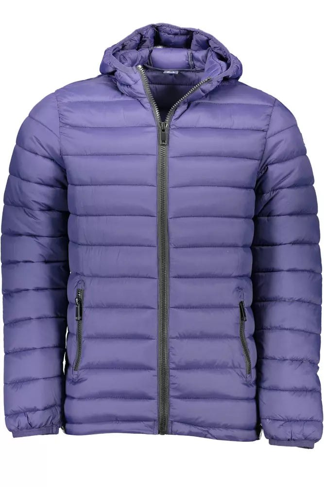 Sergio Tacchini Chic Hooded Jacket with Sleek Logo Men’s Detail