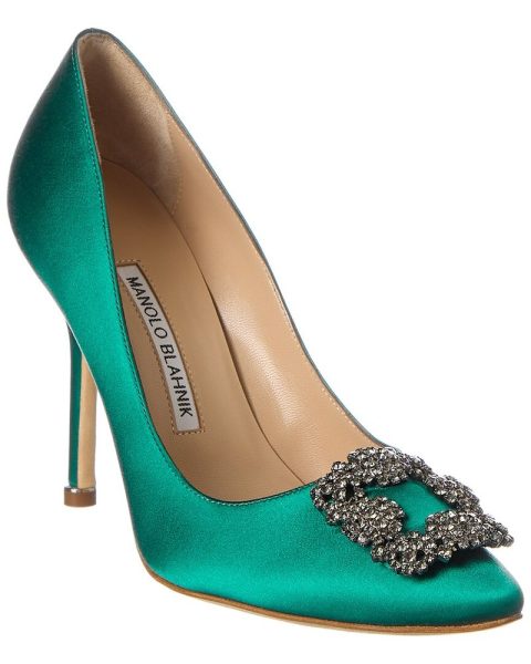 Manolo Blahnik Hangisi 105 Satin Pump