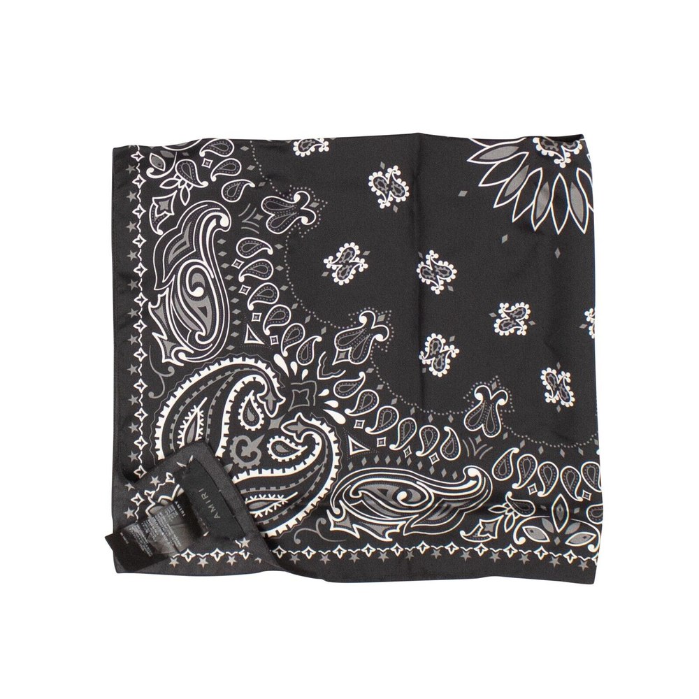 Black And White Large Bandana Scarf